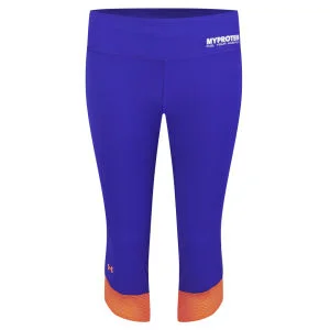 Under Armour® Fly-By Compression Capri Damer - Siberian Iris