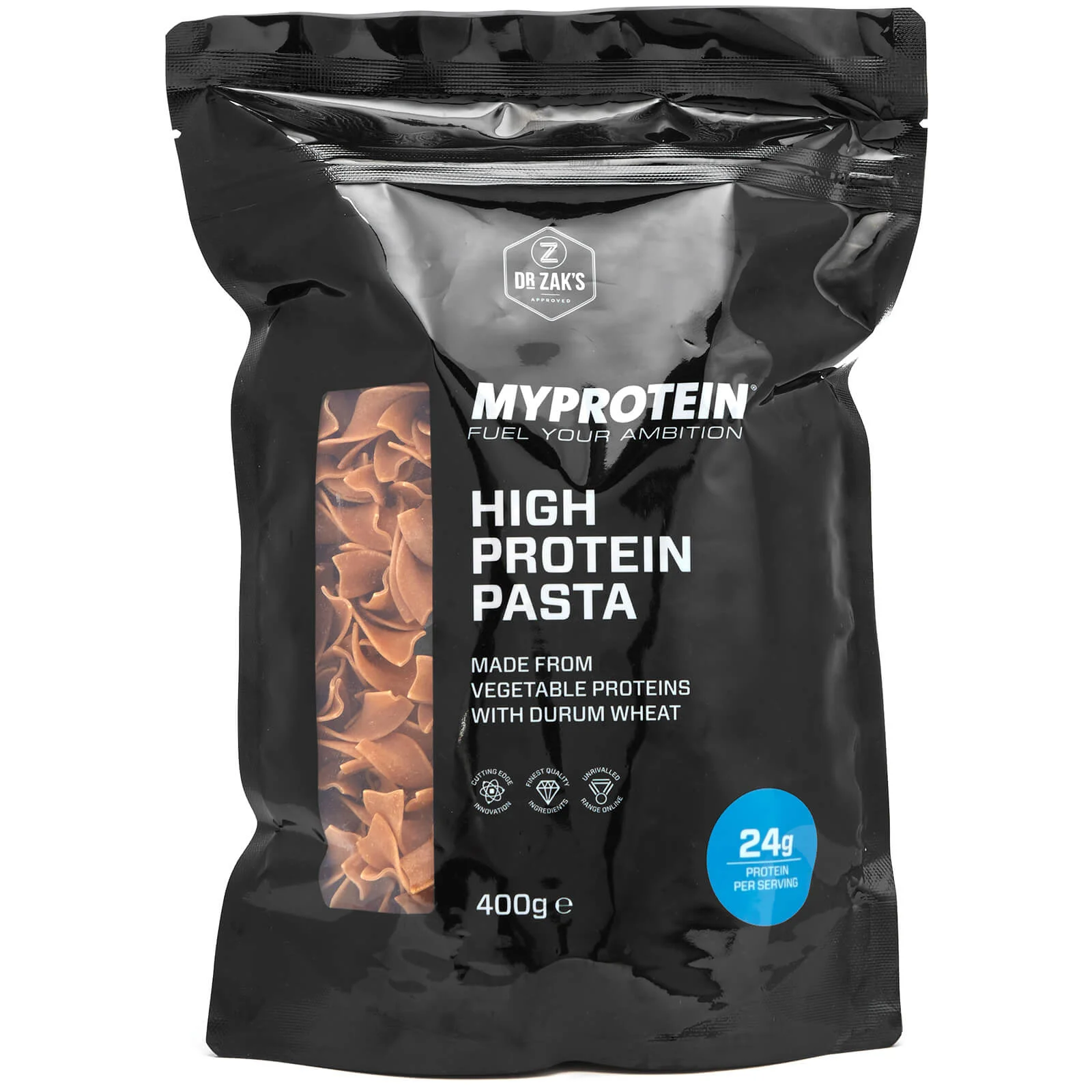 Dr Zak's Protein-Fuelled Pasta - 400g - Unflavoured Bild 1