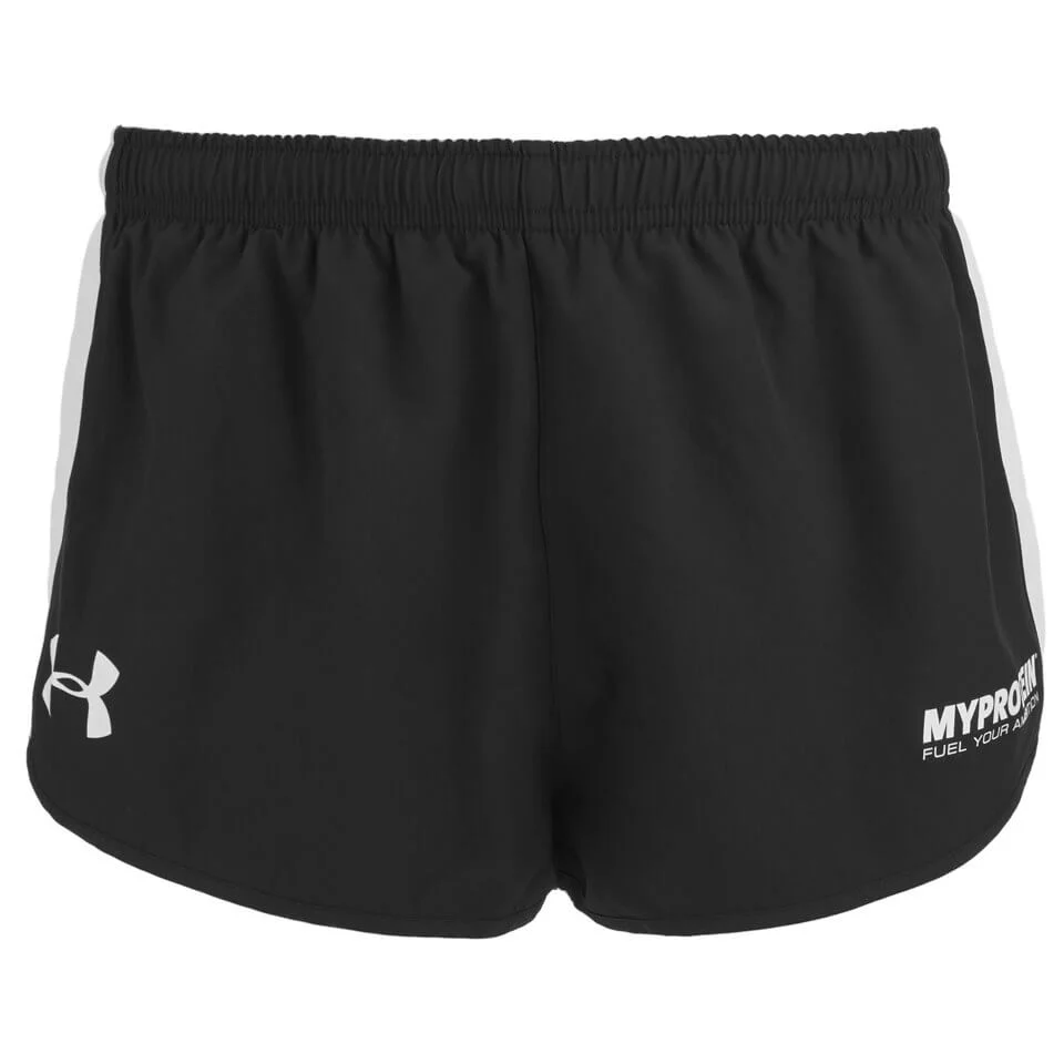 Under Armour Athletic Shorts Herr, Svart/Vit Bild 1