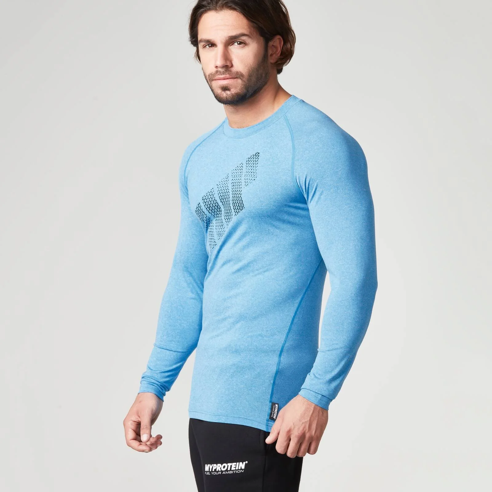Myprotein Långärmad rörlighetströja - Blå - L - Blå Bild 1