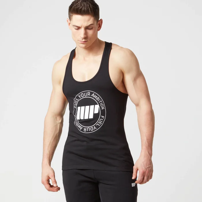 Myprotein Core Slogan Stringer Vest, Herr