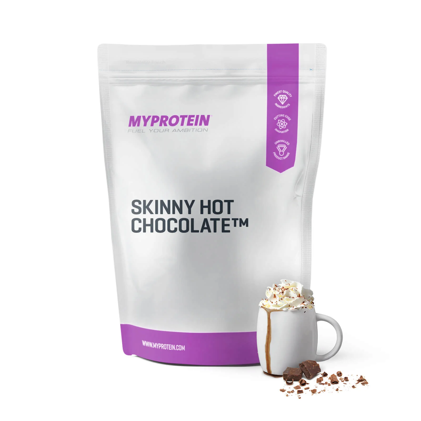 Lean Hot Chocolate - 500g - Choklad Brownie Bild 1