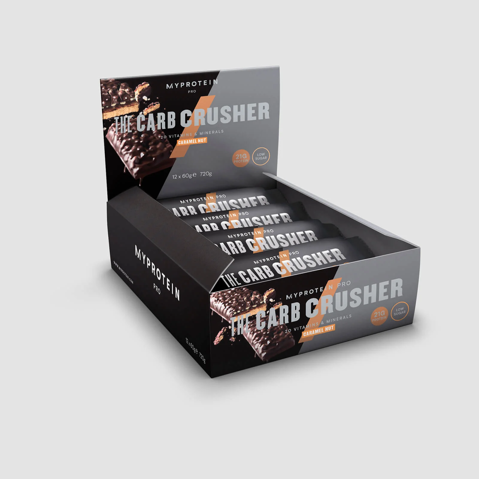 THE Carb Crusher - 12 x 60g - Karamellnöt Bild 1