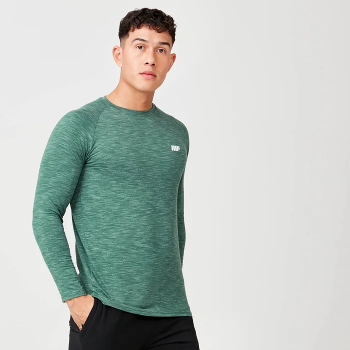 Performance Long Sleeve Top - Grönmelerad