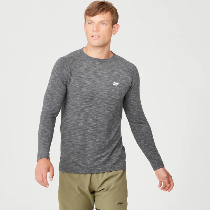 MP Performance Long Sleeve T-Shirt - Svart/Grå