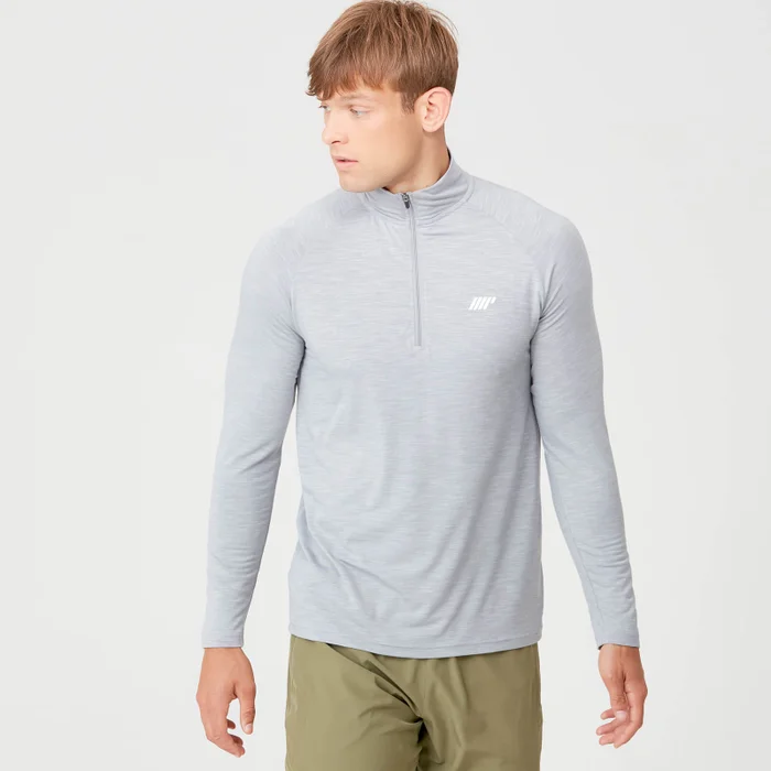 Performance ¼ Zip Top - Grrå