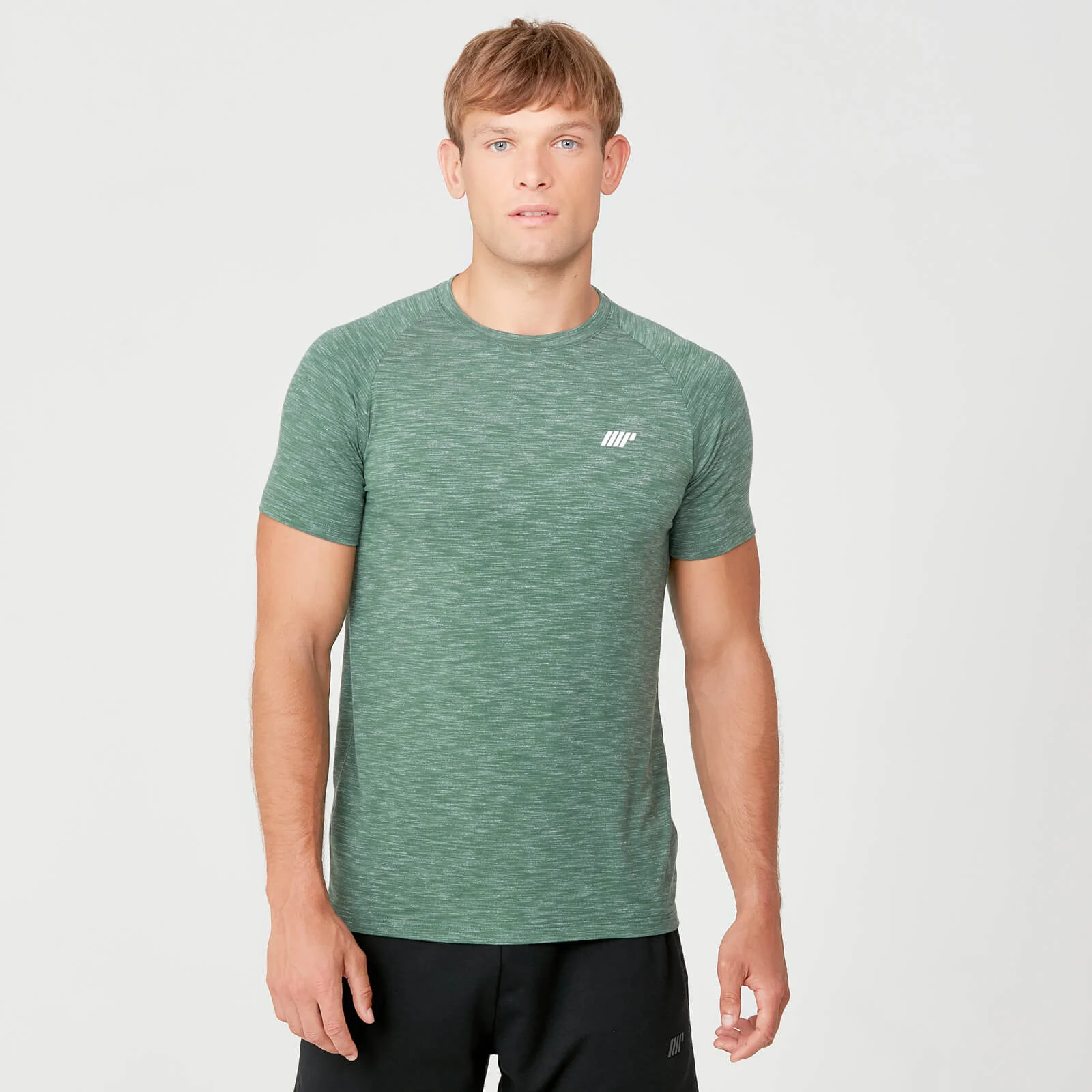 Performance T-Shirt - Grönmelerad - XS Bild 1
