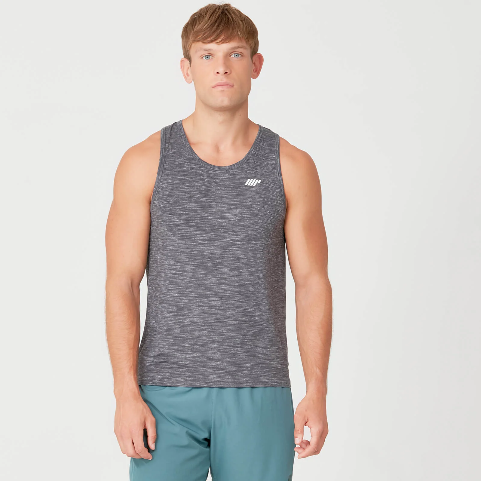Performance Tank Top - Gråmelerad - XXL Bild 1