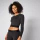 Inspire Seamless Crop Top - Svart
