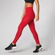 Power Mesh Leggings - Mörkröd