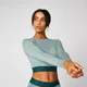 Inspire Seamless Crop Top - Petroleum