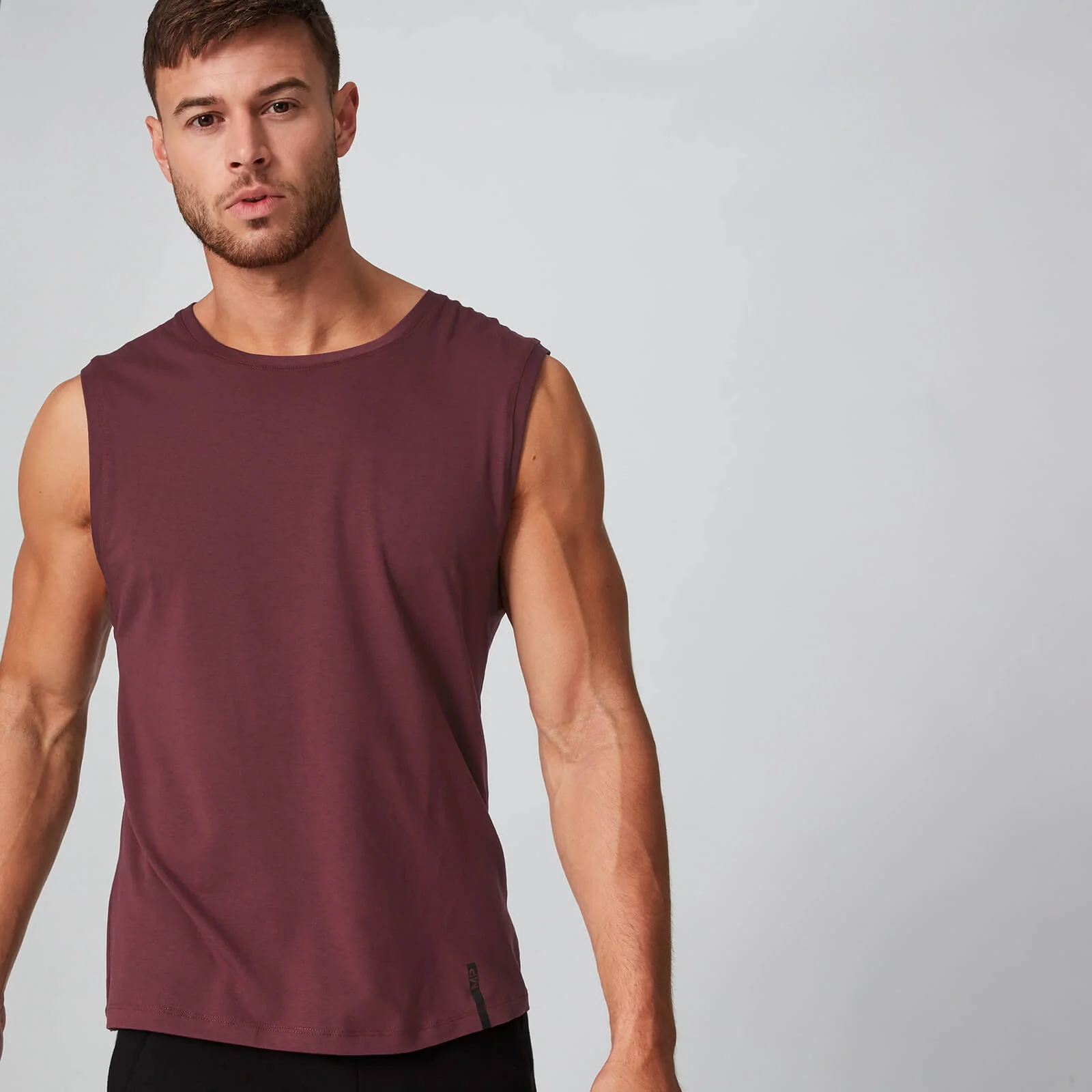 Myprotein Luxe Classic Sleeveless T-Shirt - Oxblood - XS Bild 1