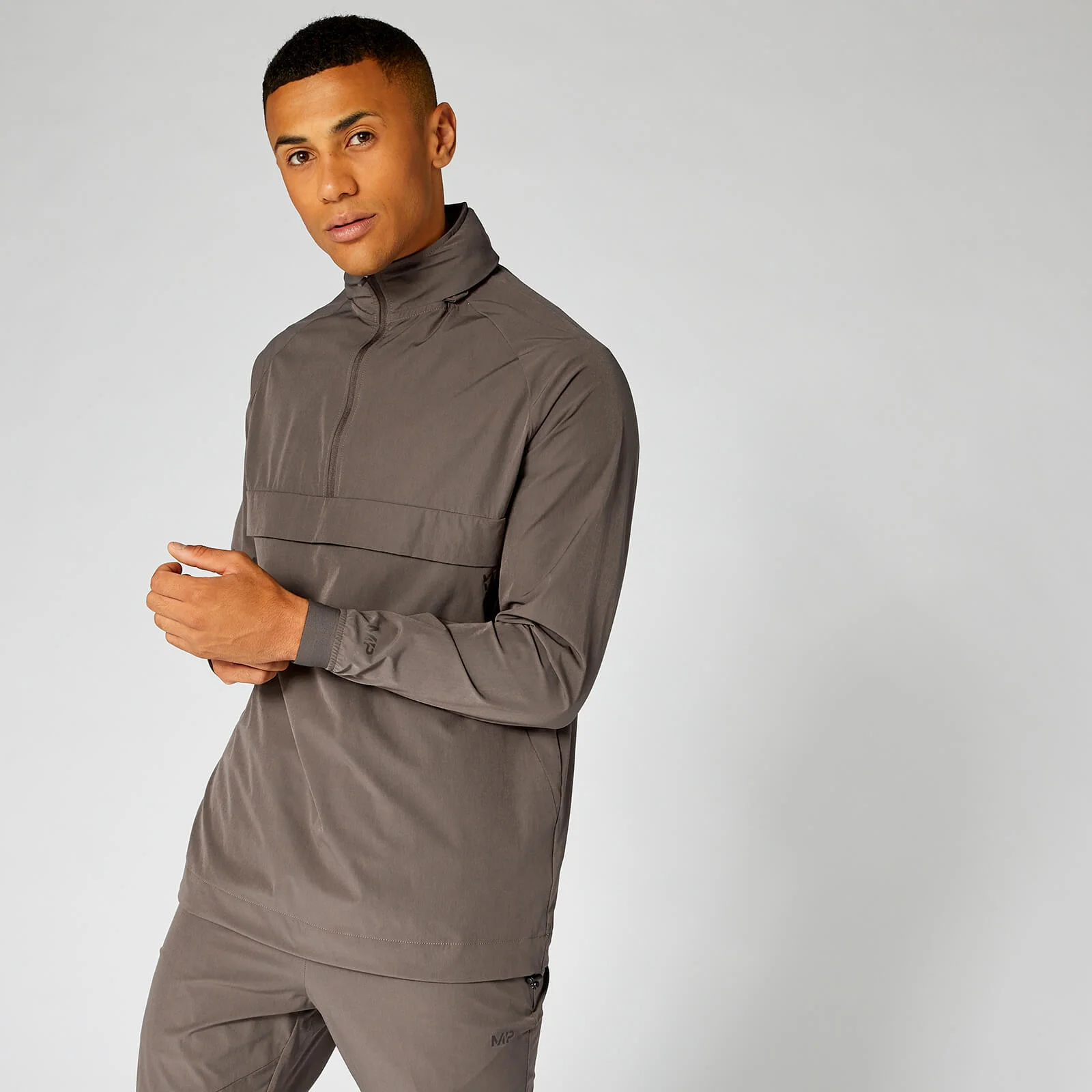 Pace Woven ½ Zip Jacket - Brun - XS Bild 1