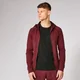 Form Zip Up Hoodie - Mörkröd