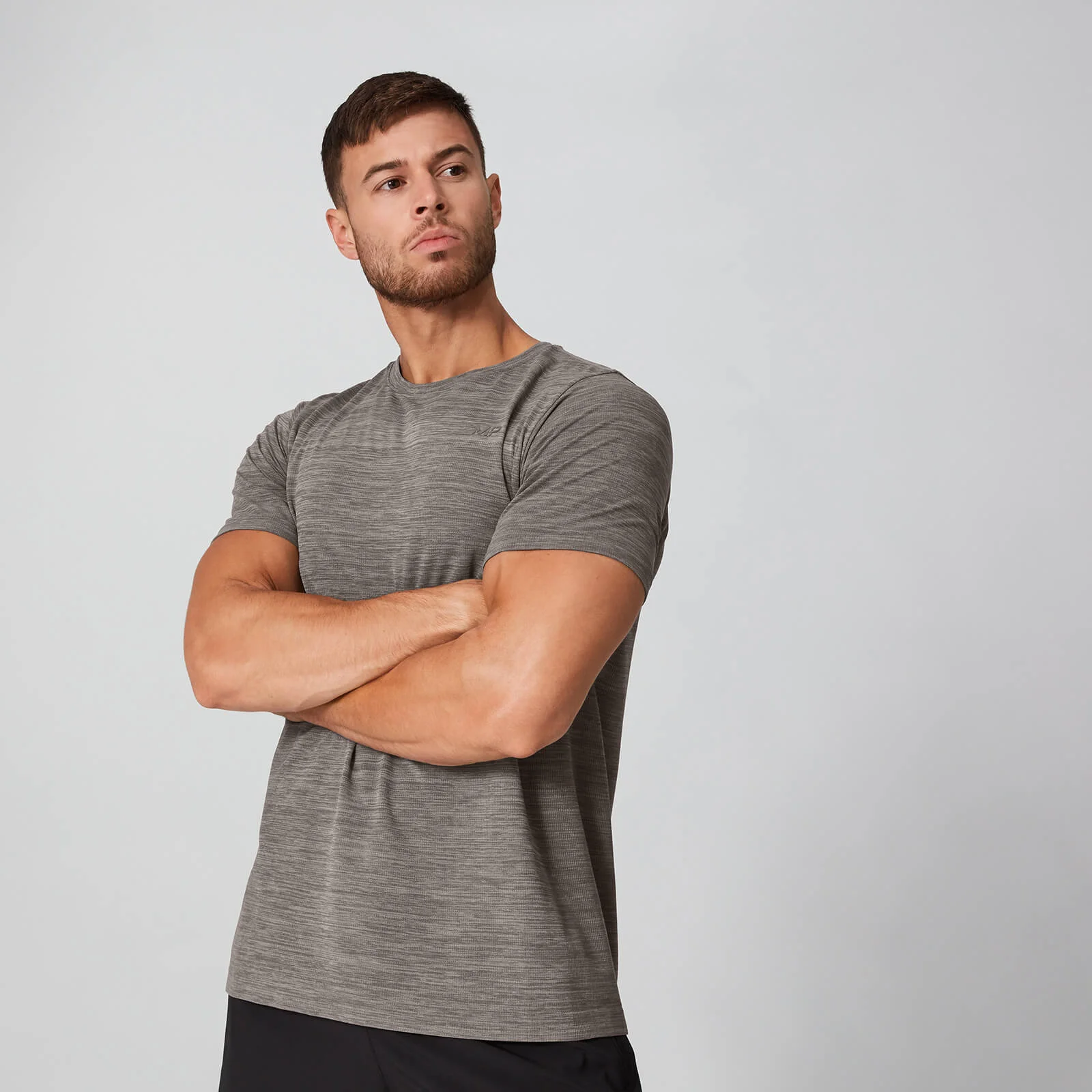 Aero Knit T-Shirt - Gråbrun - XS Bild 1