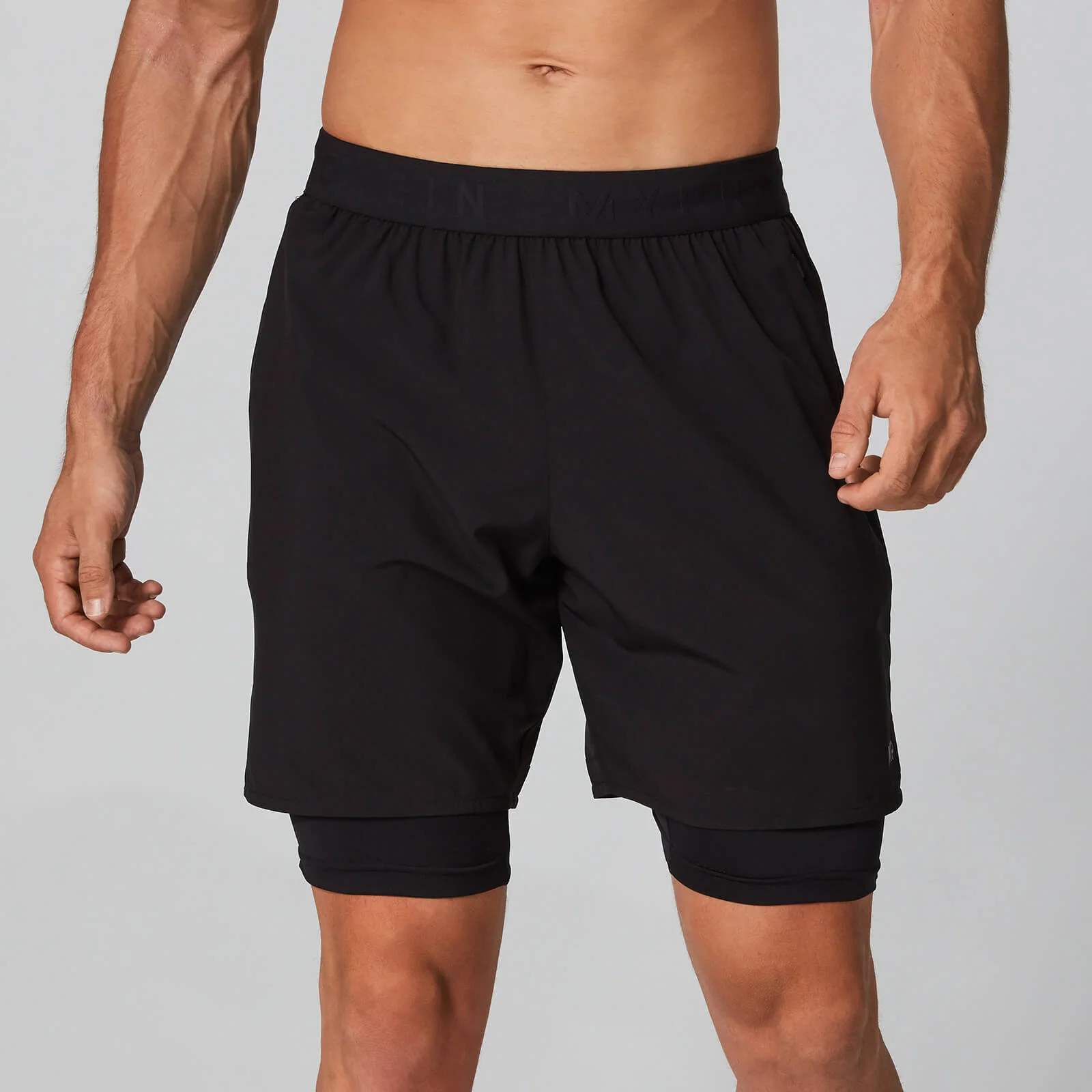 Power Double-Layered Shorts - Svart - XS Bild 1