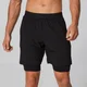 Power Double-Layered Shorts - Svart