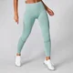 Acid Wash Leggings - Havsgrön