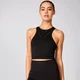 Shape Seamless Crop Vest - Svart