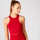 Shape Seamless Crop Vest - Röd