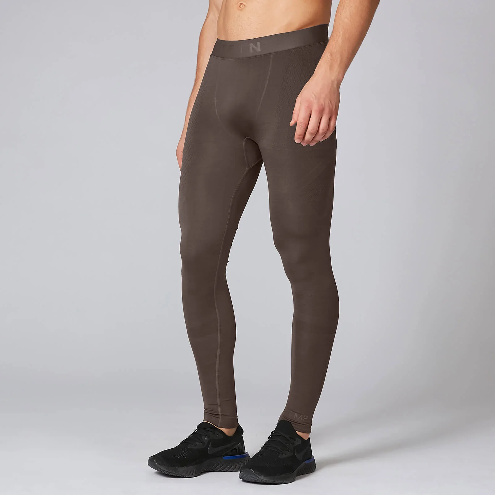 Elite Seamless Tights - Gråbrun - XS Bild 1