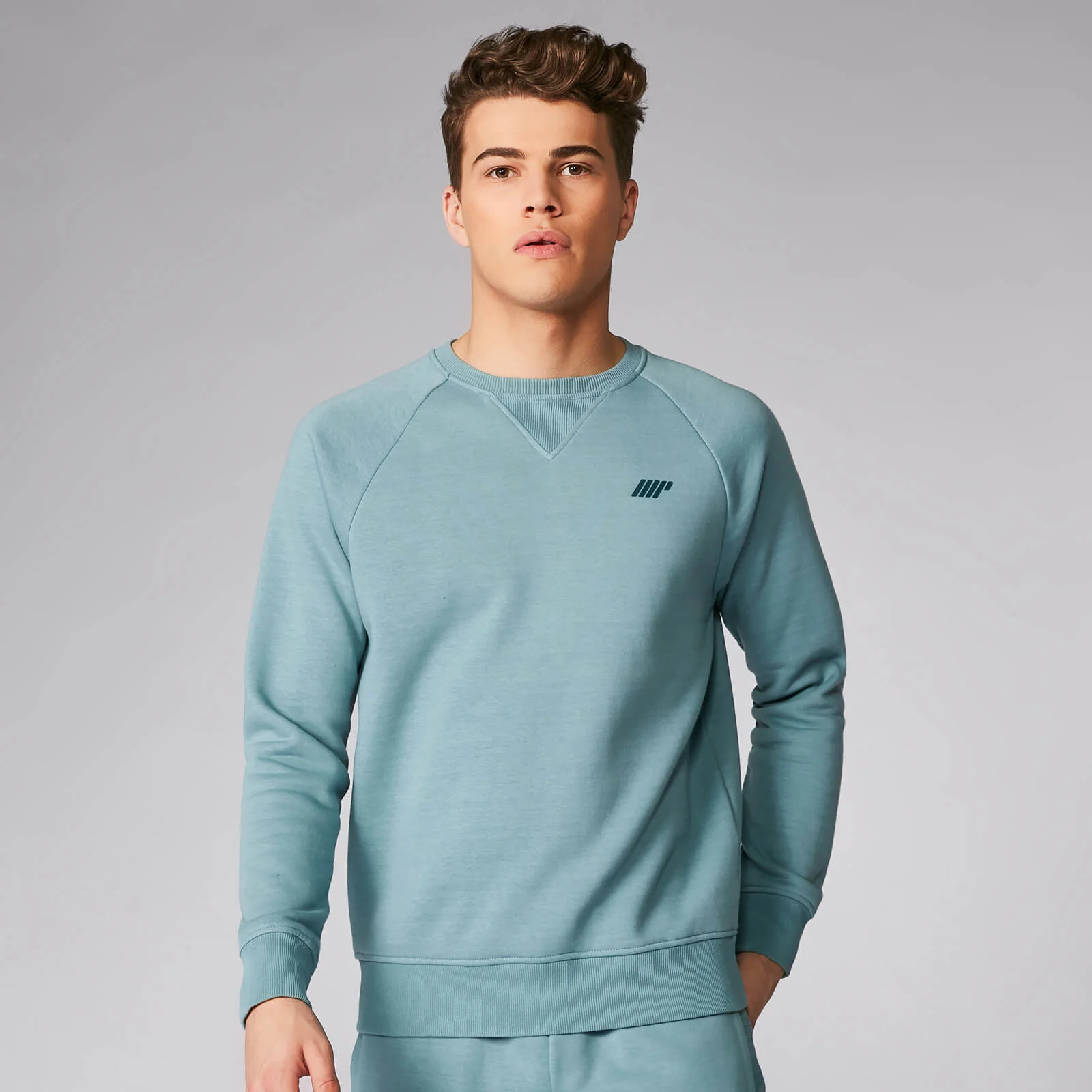 MP Tru-Fit Crew Sweatshirt 2.0 - Airforce Blue - XS Bild 1