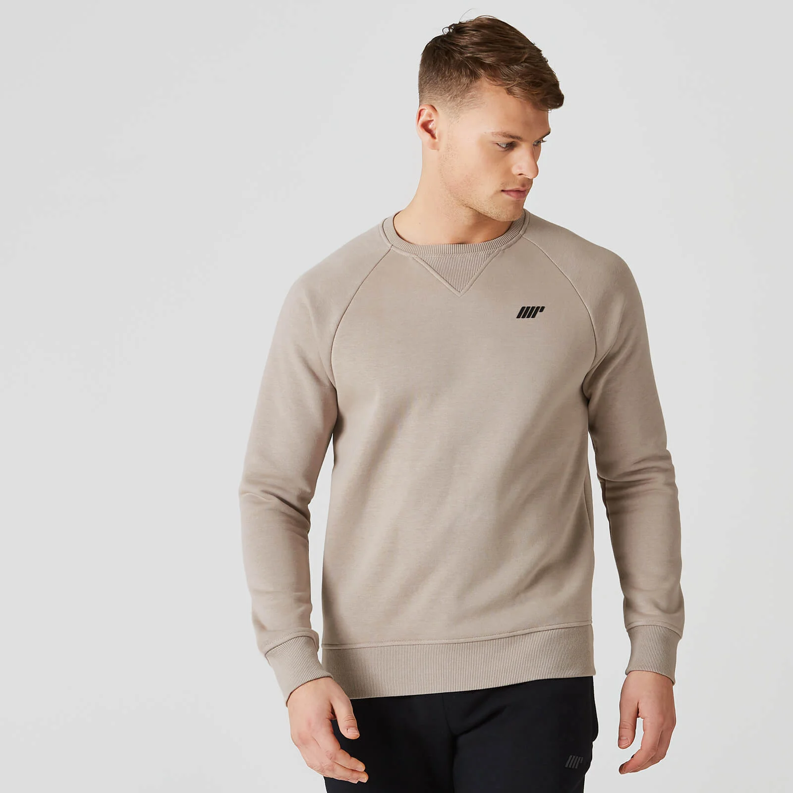 MP Men's Tru-Fit Crew Neck 2.0 - Taupe - XS Bild 1