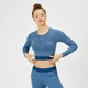 MP Inspire Seamless Crop Top - Blue