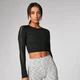 Power Mesh Crop Top