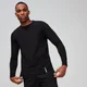 MP Luxe Classic Long Sleeve Crew för män – Svart