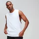 MP Luxe Classic Drop Armhole Tank Top för män – Vit