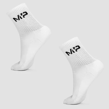 Crew Socks för män - Vit