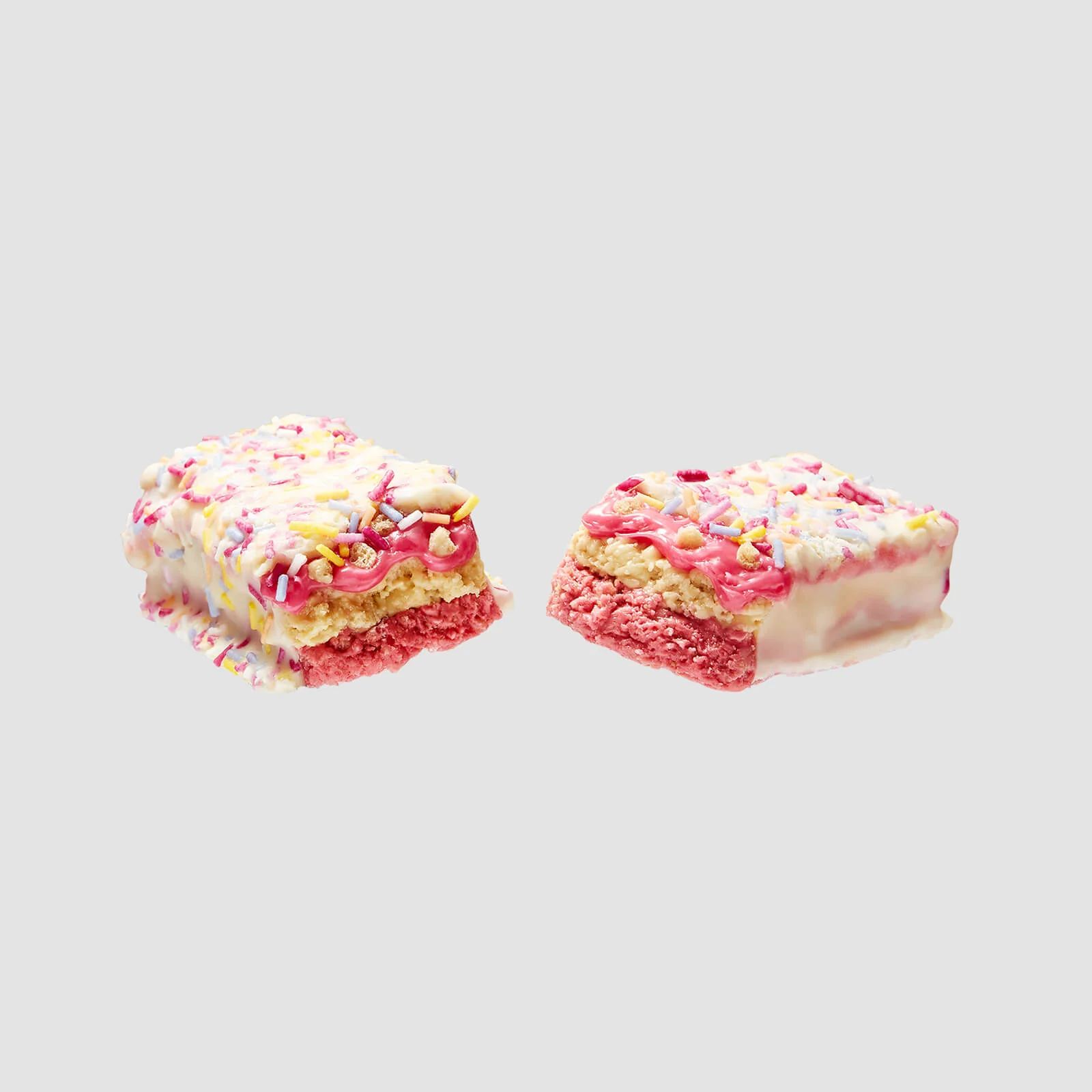 6 Layer Protein Bar (Smakprov) - 70g - Födelsedagskaka Bild 1