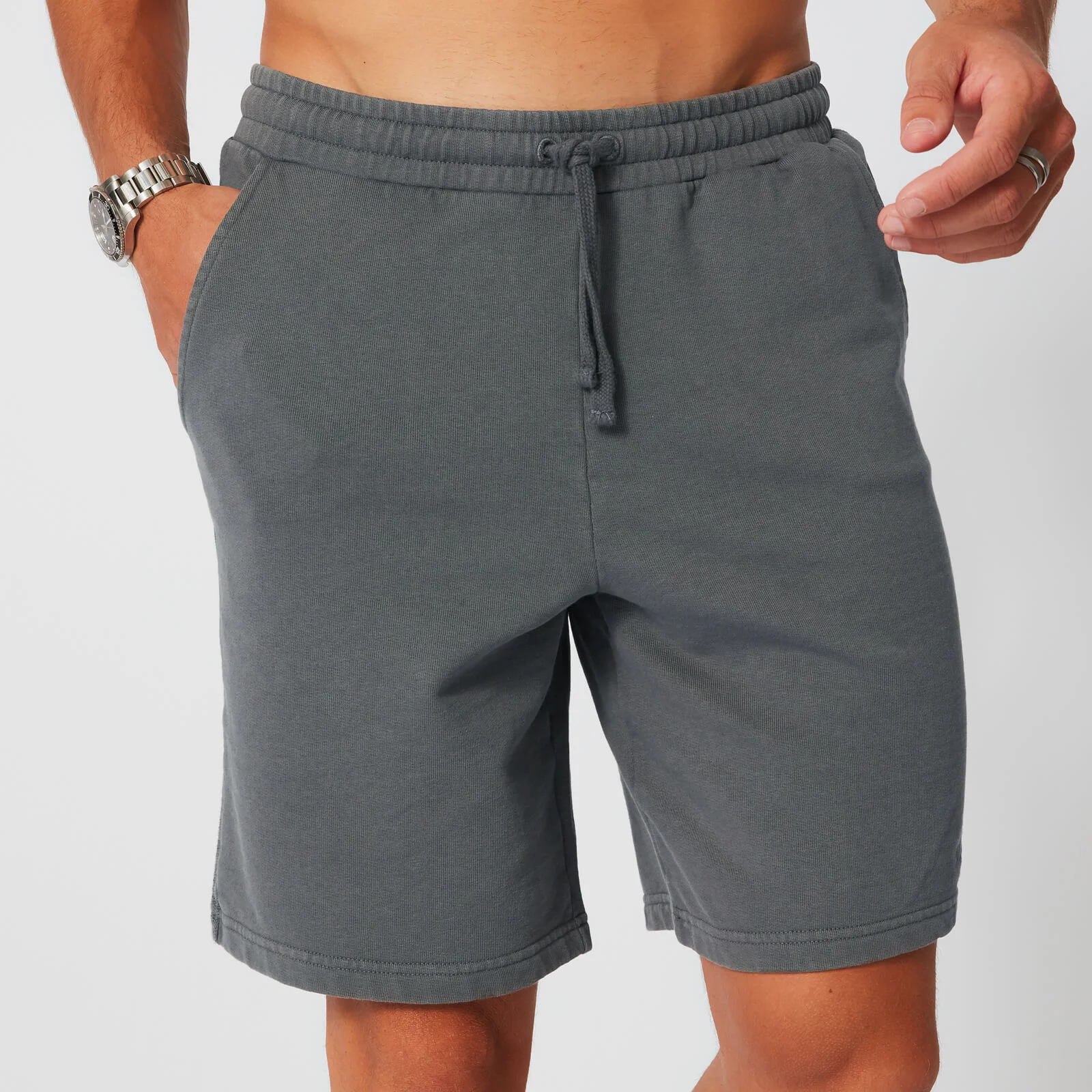 Washed Sweatshorts - Grå - XS Bild 1
