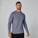 Luxe Classic Long Sleeve Crew - Blå