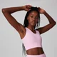 Power Longline Sports Bra - Rosa