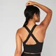 MP Shape Seamless Ultra Cross Strap Bra för kvinnor – Svart