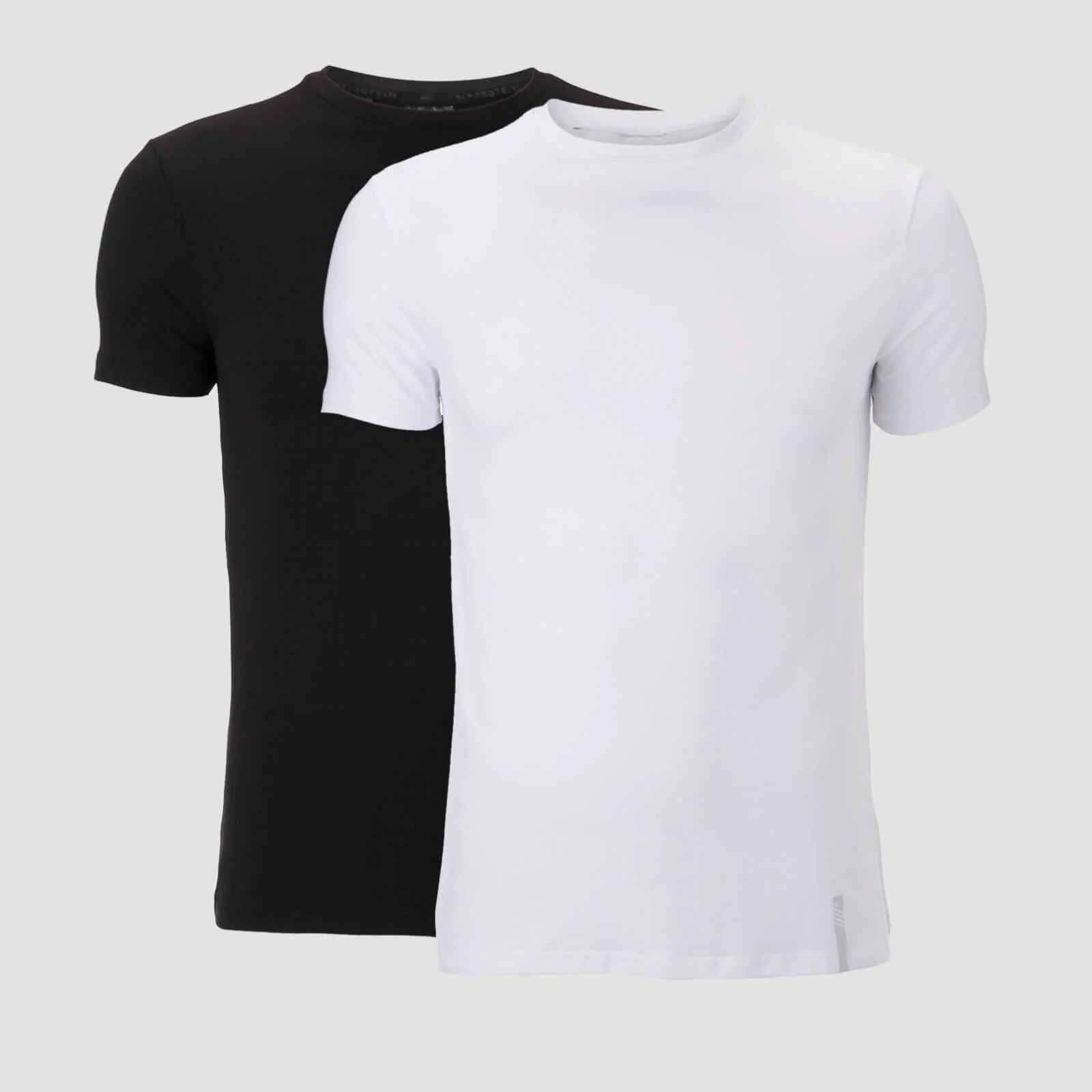 Luxe Classic Crew T-Shirt (2-pack) - Svart/Vit - L Bild 1