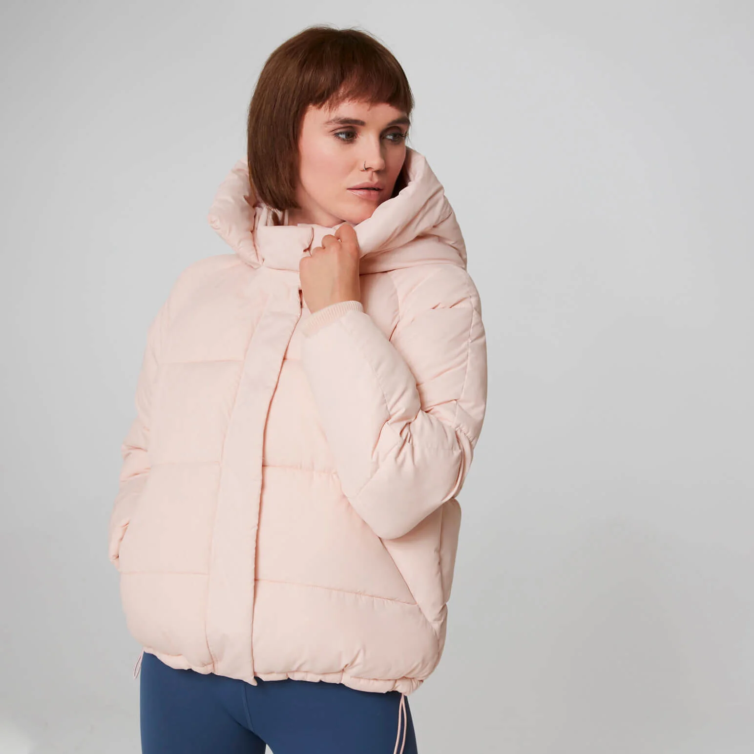Cropped Puffer - Rosa - XS Bild 1