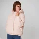 Cropped Puffer - Rosa