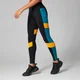 Power Colour Block Leggings - Svart/Röd