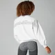 Oversized Logo Sweat - Vit
