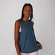 Rib Drop Armhole Vest - Mörklila