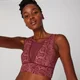 Snake Print Sports Bra - Rosa