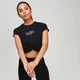 Rest Day Twist Front T-Shirt - Svart