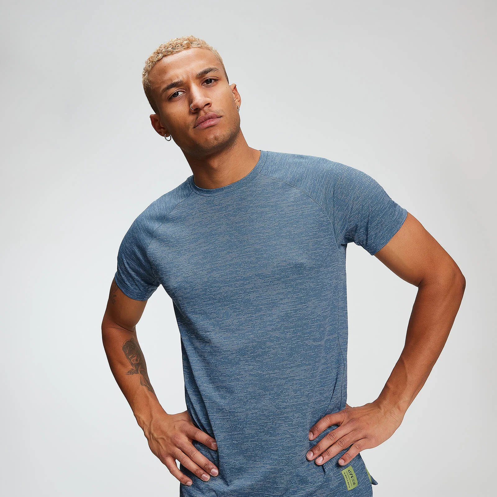 MP Men's Training T-Shirt - Washed Blue Marl - XS Bild 1