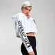 Rest Day Logo Cropped Hoodie - Vit