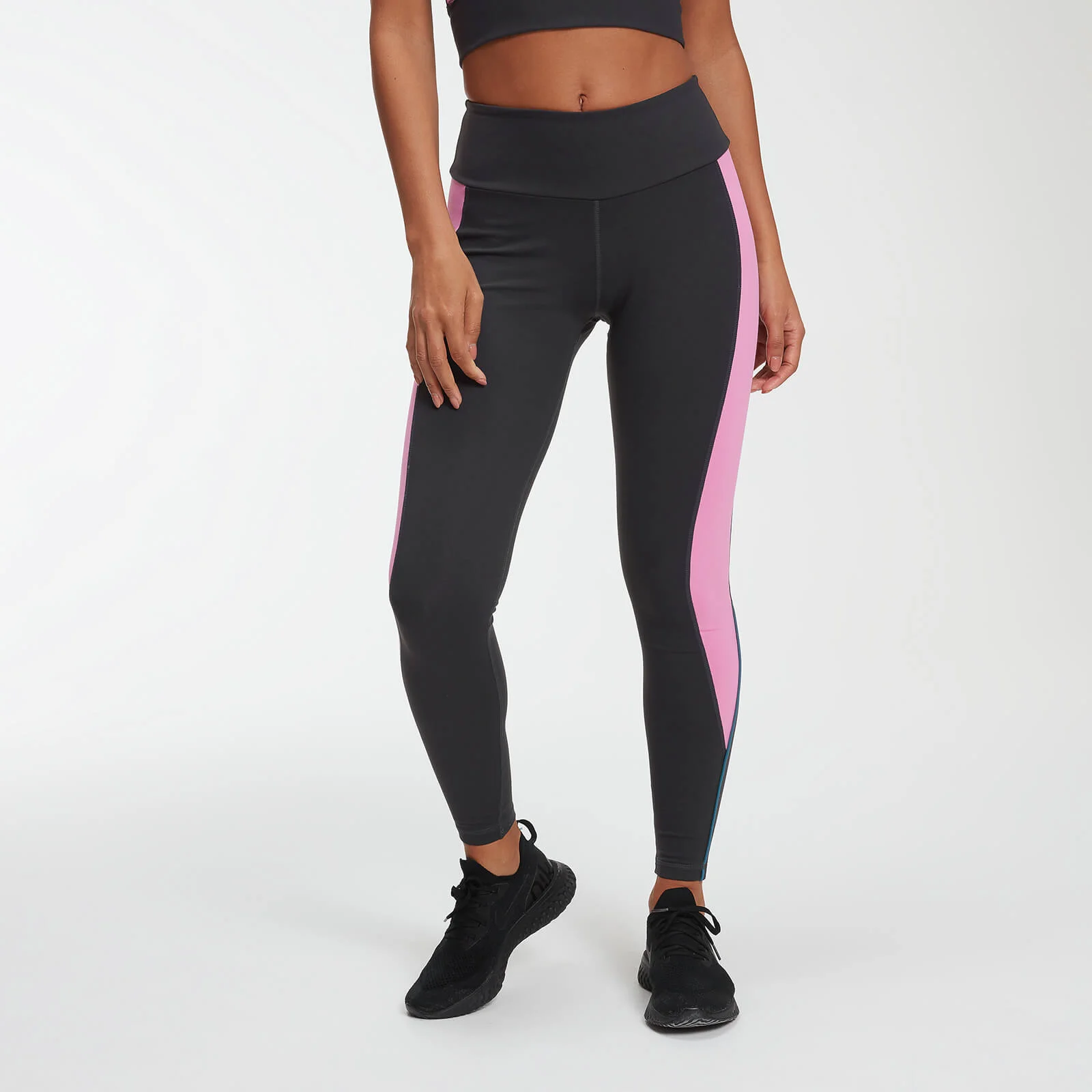 Power Leggings - Grå/Rosa - XS Bild 1