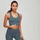 MP Animal Zebra Seamless Sports Bra - Grå/Blå