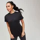 MP Textured Training Women's Oversized T-Shirt - Svart